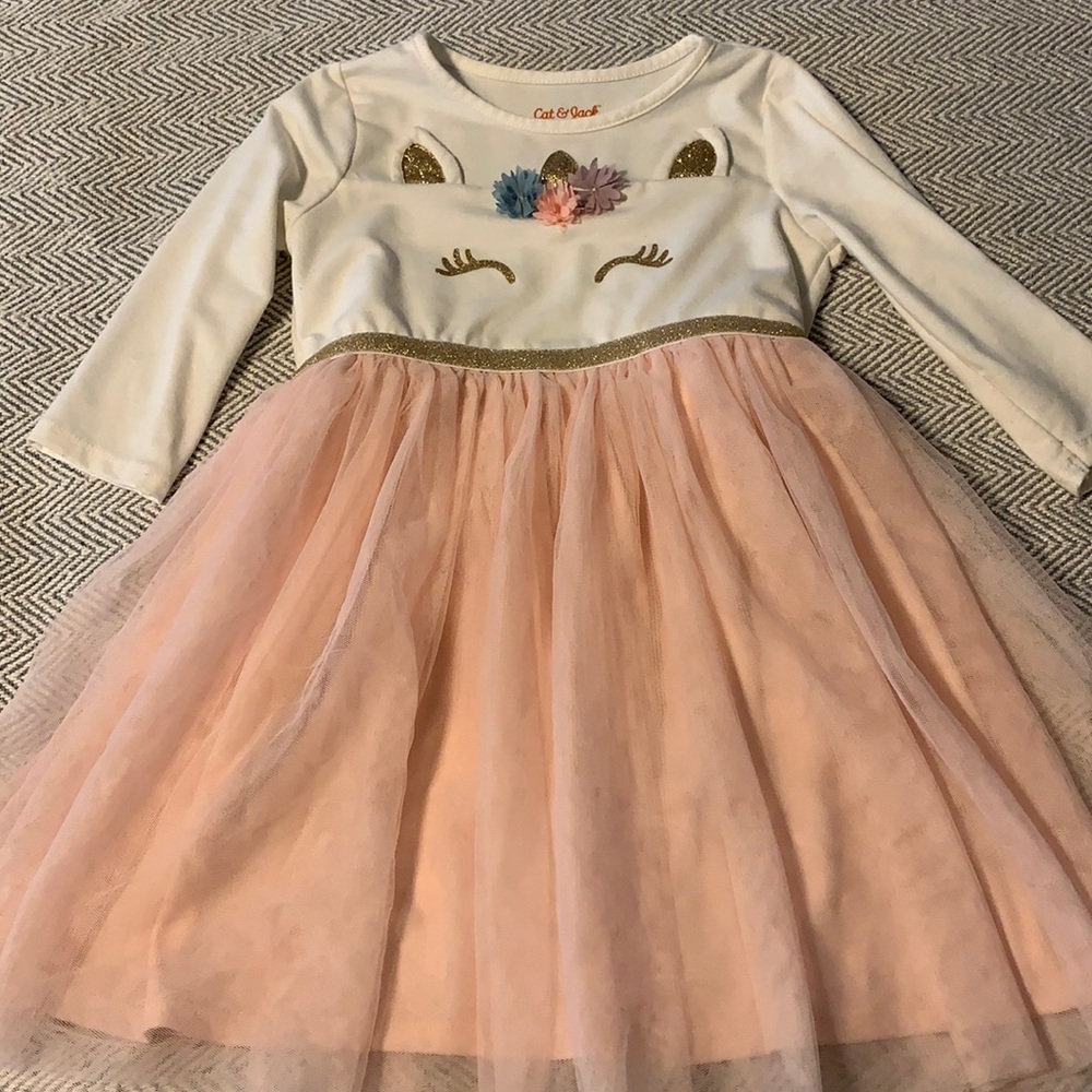 Toddler Girls Unicorn Tutu Dress